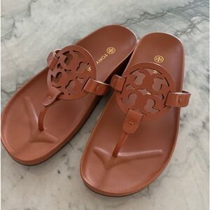 Tory Burch Miller Cloud Sandal. Size 8. Color Miele.